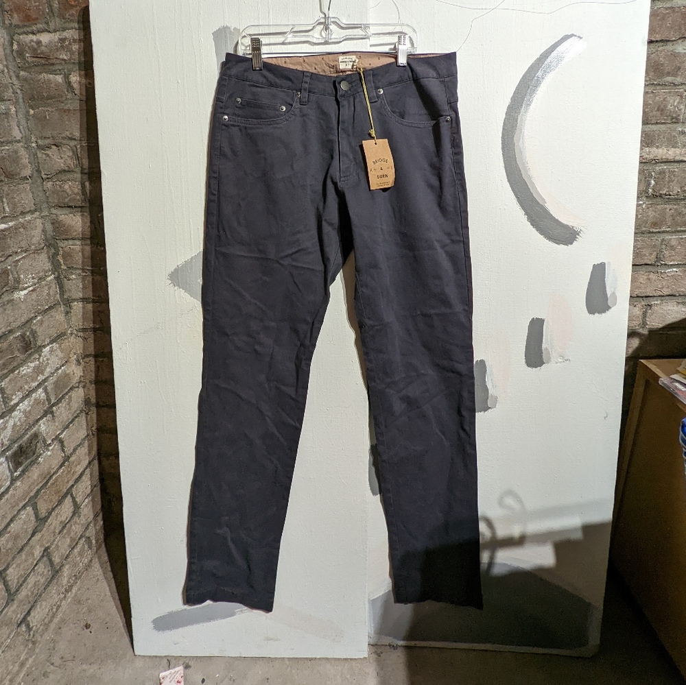 NWT Bridge & Burn pants greyish blue men's 30 L
